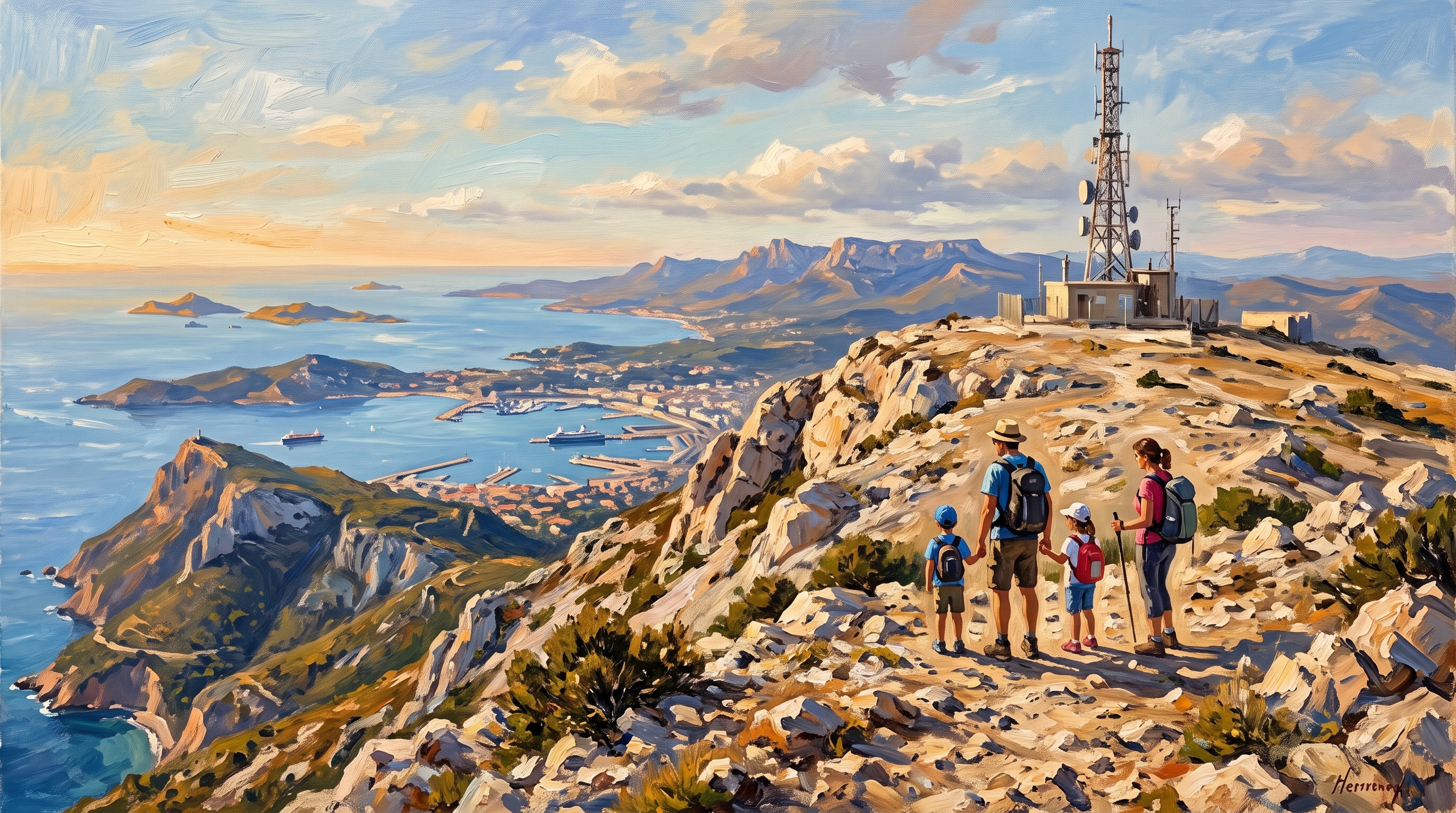 Le Mont Caume, sommet de la région de Toulon