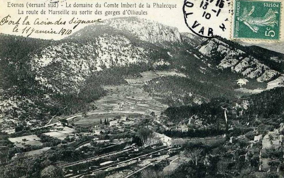 Evenos gorges 1910